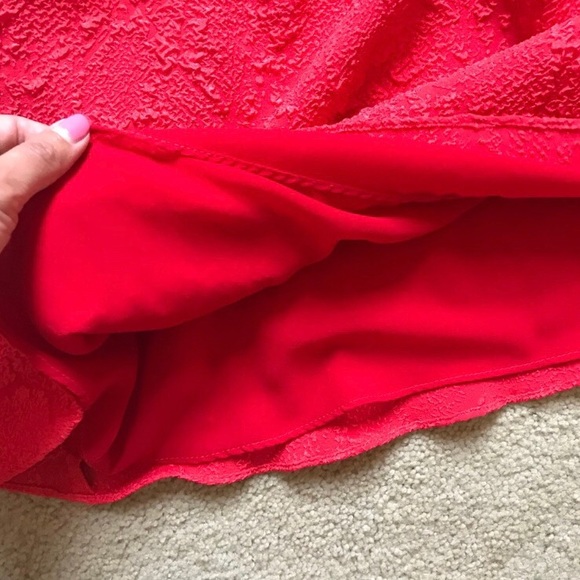 BAR III Coral Fit and Flare Dress - Picture 6 of 8